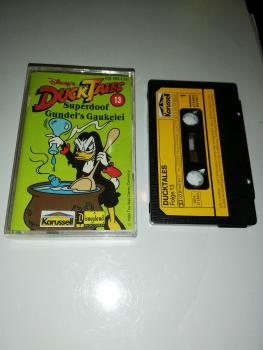 Duck Tales Folge 13 Superdoof/ Gundel`s Gaukelei Schwarz mit Gelben Aufkleber 839 493-4 Karussell