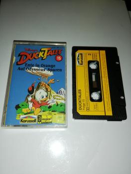 Duck Tales Folge 15 Ente in Orange/ Auf Odysseus`Spuren Schwarz mit Gelben Aufkleber 839 495-4 Karussell