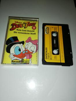 Duck Tales Folge 20 Mein Gott Donald/ Die versunkene Stadt Schwarz mit Gelben Aufkleber 841 548-4
