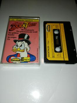 Duck Tales Doppelte Spielzeit Club Edition Folge 1 und 2 Schwarz mit Gelben Aufkleber 64 255 3 Karussell