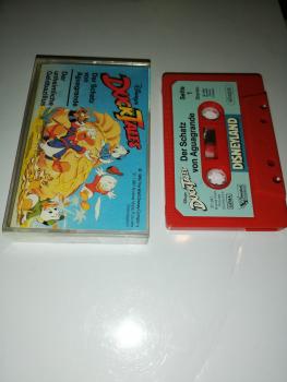 Duck Tales Der Schatz von Aguagrande/ Der unheimliche Geldbazillus Rot mit Blauen Aufkleber Disneyland