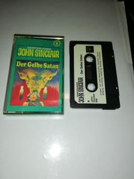 Geisterjäger John Sinclair Folge 9 Der Gelbe Satan 5-fach Schwarz geschraubt Schwarz mit Weißen Aufkleber 050