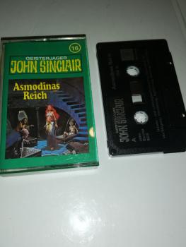 Geisterjäger John Sinclair Folge 16 Asmodinas Reich 5-fach Schwarz geschraubt Schwarz mit Weißen Druck 096