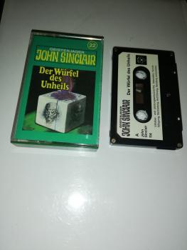 Geisterjäger John Sinclair Folge 22 Der Würfel des Unheils 5-fach Silber geschraubt Schwarz mit Weißen Aufkleber 114