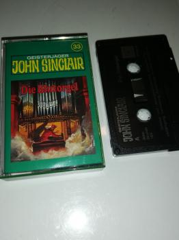 Geisterjäger John Sinclair Folge 33 Die Blutorgel 5-fach Schwarz geschraubt Schwarz mit Weißen Druck 186