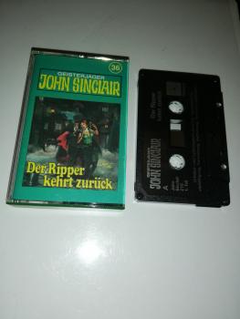 Geisterjäger John Sinclair Folge 36 Der Ripper kehrt zurück 5-fach Schwarz Geschraubt Schwarz mit Weißen Druck 216
