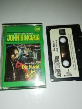Geisterjäger John Sinclair Folge 38 Die Nacht des Hexers 5-fach Silber geschraubt Schwarz mit Weißen Aufkleber 001