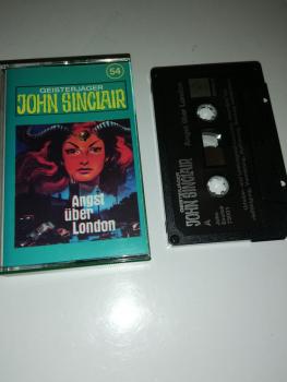 Geisterjäger John Sinclair Folge 54 Angst über London 5-fach Schwarz geschraubt Schwarz mit Weißen Druck 73001