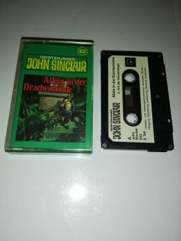 Geisterjäger John Sinclair Folge 62 Allein in der Drachenhöhle 5-fach Silber geschraubt Schwarz mit Weißen Aufkleber 233
