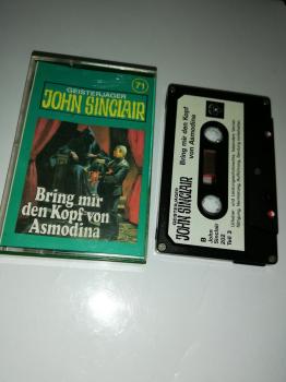 Geisterjäger John Sinclair Folge 71 Bring mir den Kopf von Asmodina 5-fach Silber geschraubt Schwarz mit Weißen Aufkleber 202
