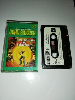 Geisterjäger John Sinclair Folge 70 Im Zentrum des Schreckens 5-fach Silber geschraubt Schwarz mit Weißen Aufkleber 201