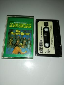 Geisterjäger John Sinclair Folge 7 Die Horror-Reiter 5-fach Silber geschraubt Schwarz mit Weißen Aufkleber 038