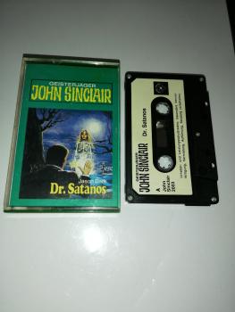 Geisterjäger John Sinclair Folge 40 Dr. Satanos 5-fach Silber geschraubt Schwarz mit Weißen Aufkleber 2003