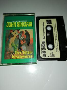 Geisterjäger John Sinclair Folge 8 Der Totenbeschwörer 5-fach Schwarz geschraubt Schwarz mit Weißen Aufkleber 042