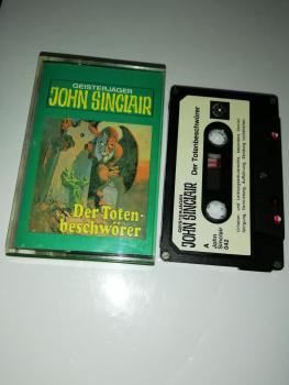 Geisterjäger John Sinclair Folge 8 Der Totenbeschwörer 5-fach Silber geschraubt Schwarz mit Weißen Aufkleber 042