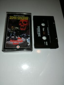 Geisterjäger John Sinclair Black Edition Folge 2 Die Totenkopfinsel Schwarz mit Weißen Druck MC 1101 SPV