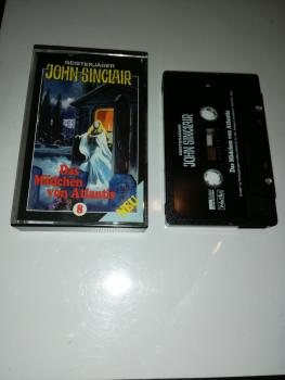Geisterjäger John Sinclair Black Edition Folge 8 Das Mädchen von Atlantis Schwarz mit Weißen Druck MC 1131