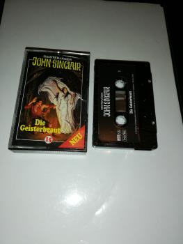 Geisterjäger John Sinclair Black Edition 5-fach Schwarz geschraubt Folge 15 Die Geisterbraut Schwarz mit Weißen Druck MC 1164