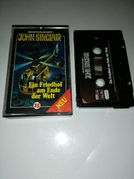 Geisterjäger John Sinclair Black Edition 5-fach Schwarz geschraubt Folge 25 Ein Friedhof am Ende der Welt Schwarz mit Weißen Druck MC 1240