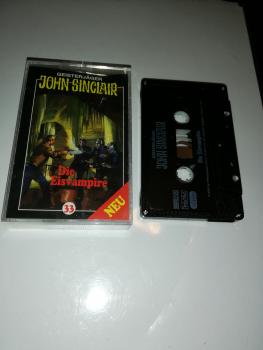Geisterjäger John Sinclair Black Edition 5-fach Silber geschraubt Folge 33 Die Eisvampire Schwarz mit Weißen Druck MC 1374