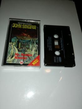 Geisterjäger John Sinclair Black Edition 5-fach Silber geschraubt Folge 34 Mr. Mondos Monster Schwarz mit Weißen Druck MC 3110