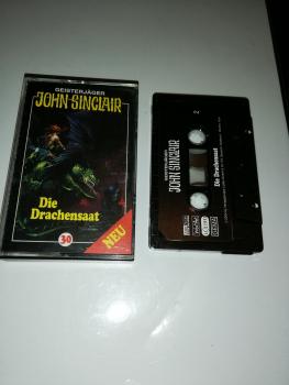 Geisterjäger John Sinclair Black Edition 5-fach Schwarz geschraubt Folge 30 Die Drachensaat Schwarz mit Weißen Druck MC 1368