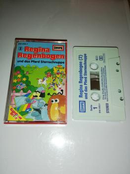 Regina Regenbogen Folge 2 und das Pferd Sternschnuppe Weiß mit Blauen Druck 515232.1