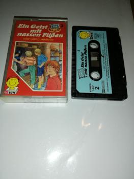 Pizza Bande Schneiderton Folge 3 Ein Geist mit nassen Füßen oder Computerliebe 5-fach Schwarz geschraubt Schwarz mit Blauen Aufkleber 5037