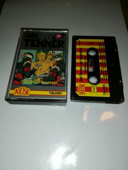Jan Tenner(der Superheld) Folge 5 Gefährliche Insel 5-fach Silber geschraubt Schwarz mit Rot-Gelben Aufkleber 4.24744 CD Kiosk Teldec