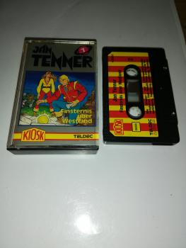 Jan Tenner Folge 7 Finsternis über Westland 4-fach Schwarz geschraubt Schwarz mit Rot-Gelben Aufkleber 4.25615 CD Teldec