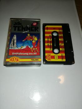 Jan Tenner Folge 12 Entführung ins All 5-fach Silber geschraubt Schwarz mit Rot-Gelben Aufkleber 4.25620 CD Kiosk Teldec