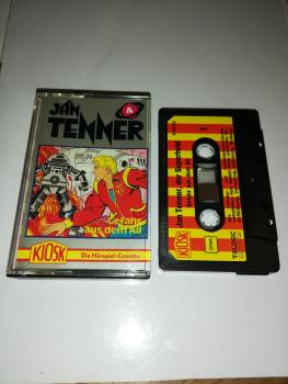 Jan Tenner Folge 4 Gefahr aus dem All 4-fach Schwarz geschraubt Schwarz mit Rot-Gelben Aufkleber 4.24743 CD Kiosk