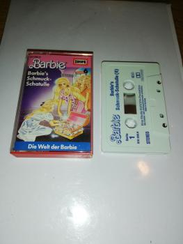 Barbie Folge 6 Barbies`s Schmuck-Schatulle Weiß mit Blauen Druck 515266.6 Die Welt der Barbie