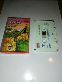Barbie Folge 23 und die Safari 5-fach Silber geschraubt Weiß mit Rot-Blauen Druck 515284.4