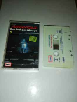 Airwolf Folge 5 Der Tod des Mungo Weiß mit Blau Roten Druck 514465.5