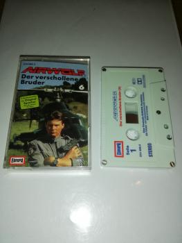 Airwolf Folge 6 Der verschollene 5-fach Silber geschraubt Bruder Weiß mit Blau Roten Druck 514466.3