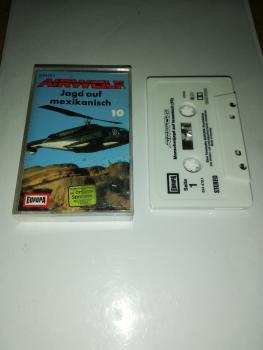 Airwolf Folge 10 Jagd auf mexikanisch Weiß mit schwarzen Druck 514470.1