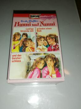 Hanni und Nanni Sammlerbox mit den Folge 4.5.6 Rot mit Schwarzen Druck 8869703843.4/1 bis 4/3