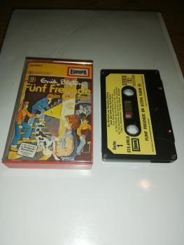 Fünf Freunde Folge 9 im alten Turm 5-fach Silber geschraubt Schwarz mit Gelben Aufkleber 515698.0