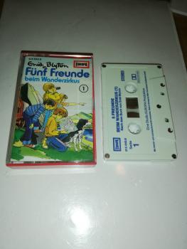 Fünf Freunde Folge 1 Beim Wanderzirkus 5-fach Silber geschraubt Weiß mit Blauen Druck 515640.8 (Blau Oranges Cover)