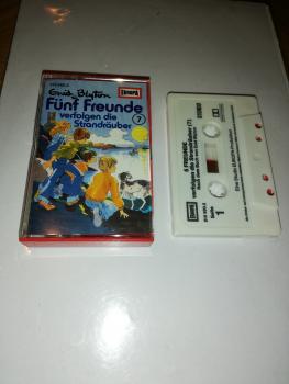 Fünf Freunde Folge 7 verfolgen die Strandräuber Weiß mit Schwarzen Druck 515660.2 (Blau Oranges Cover)
