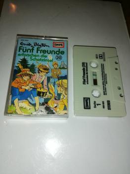 Fünf Freunde Folge 20 erforschen die Schatzinsel Grau mit Schwarzen Druck 490663