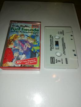 Fünf Freunde Folge 26 und die Perlenschmuggler Grau mit Schwarzen Druck 515767.6 (Blau Oranges Cover)