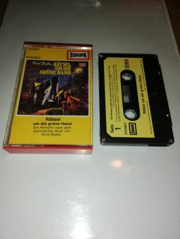 Enid Blyton Folge 1 Rätsel um die grüne Hand 5-fach Silber geschraubt Schwarz mit Beigen Aufkleber 515566.5