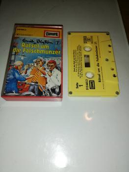 Enid Blyton Folge 7 Rätsel um die Falschmünzer 5-fach Silber Geschraubt Gelb mit Gelben Aufkleber 515665.3