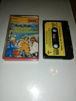 Enid Blyton Folge 7 Rätsel um die Falschmünzer 5-fach Silber Geschraubt Schwarz mit Beigen Aufkleber 515665.3 Europa