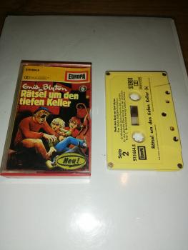 Enid Blyton Folge 6 Rätsel um den tiefen Keller 5-fach Silber geschraubt Gelb mit Gelben Aufkleber 515664.5