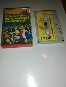 Enid Blyton Die Verwegenen Vier Folge 2 Bewähren sich 5-fach Silber Geschraubt Grau mit Gelben Aufkleber 515671.8