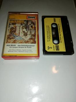 Hui Buh Folge 1 das Schloßgespenst 5-fach Silber geschraubt Schwarz mit Beigen Aufkleber 515026.4