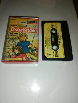 Trixie Belden Folge 3 löst das Rätsel Schwarz mit Beigen Aufkleber 515656.4